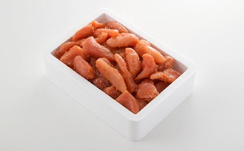 AB206.【博多屋】辛子明太子小切れ１キロ（無着色）【辛子明太子】