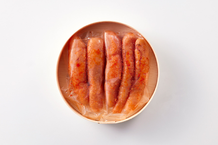 AC150.【あき乃家】ワイン仕込みからし明太子木樽入り（300g）