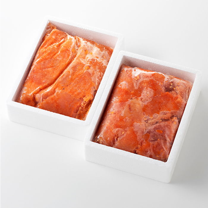 AE228.こだわりの辛子明太子切れ子1,000g【辛子明太子】