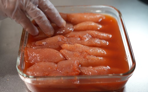 AE206.1%の奇跡の明太子【MENTIE】一本物200g【辛子明太子】