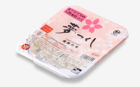 CC009.【定期便】福岡県産「夢つくし」無菌パックご飯(２４パック)×３ヶ月送付