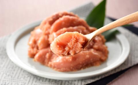 BH002.【希少国産】北海道産近海子使用・オリジナル辛子明太子ほぐし切れ子1kg（500g×2）