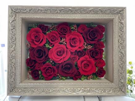 HD004.アンティークフレームアレンジA4サイズ（アクリル入り）