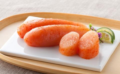 AD074.博多減塩辛子明太子／無着色切れ子（1kg）