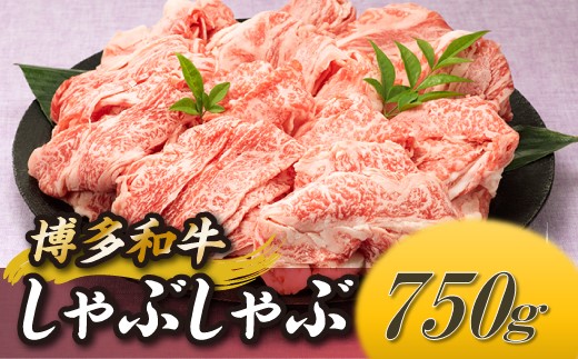 AD114.博多和牛しゃぶしゃぶ（約７５０グラム）【博多和牛】