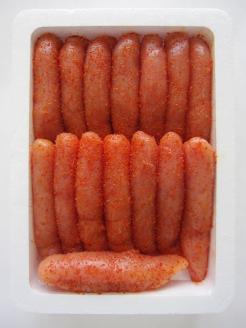 AF047.【博多屋】辛子明太子．一本もの１キロ（無着色）【辛子明太子】