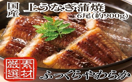 CE018.【国内産】上うなぎ蒲焼.6尾（約900g）『1~2ヶ月前後でお届け！！』