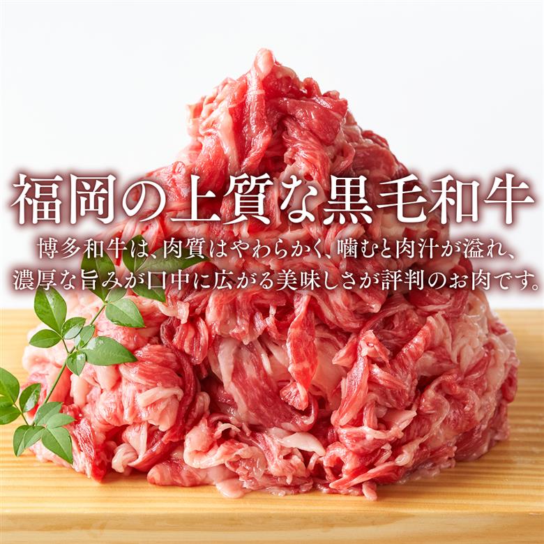 【A4～A5】博多和牛切り落とし　500g　AO007