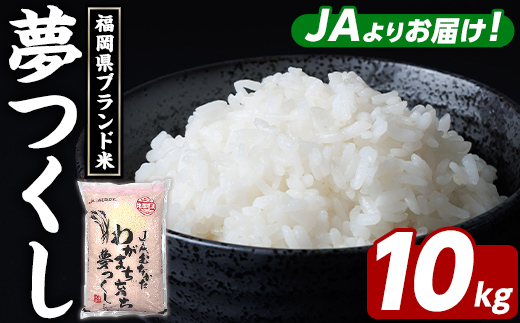福岡県ブランド米 夢つくし (10kg・5kg×2袋) お米 米 コメ おこめ こめ ゆめつくし 白米 ごはん ご飯 福岡県産 ブランド米 常温 常温保存 おにぎり おむすび お弁当 【農産物直売所ほたるの里】as52-004
