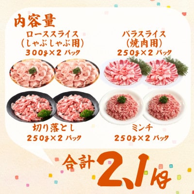 福岡県産ふくよか豚詰合せセットA【配送不可地域：離島】