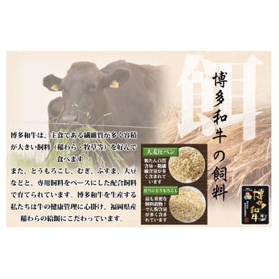 博多和牛 肩ロース焼肉用・スライス 各400g(水巻町)【配送不可地域：離島】