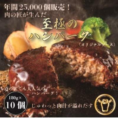 おんどるハンバーグ(オリジナルソース)10個【配送不可地域：離島】