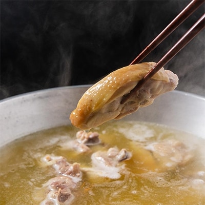 ぶどうの樹の平飼い鶏の濃厚白濁スープ 博多水炊き[4～5人前]【配送不可地域：離島】