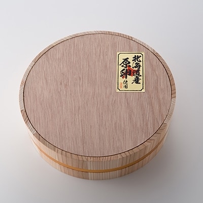 「食品添加物不使用」極み無着色明太子　檜樽入り(600g)【岡垣町】【配送不可地域：離島】