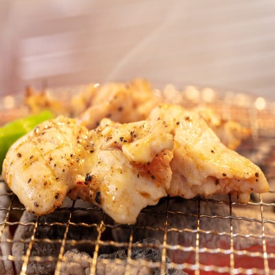 はかた地どり モモ・ムネ肉 合計500g 塩胡椒付【化粧箱入】(岡垣町)【配送不可地域：離島】