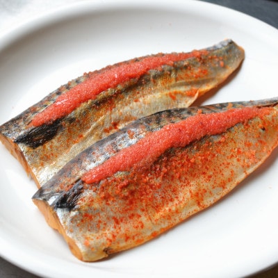 さば明太　大容量16枚　秘伝の辛子明太子液たれ仕込み(岡垣町)【配送不可地域：離島】