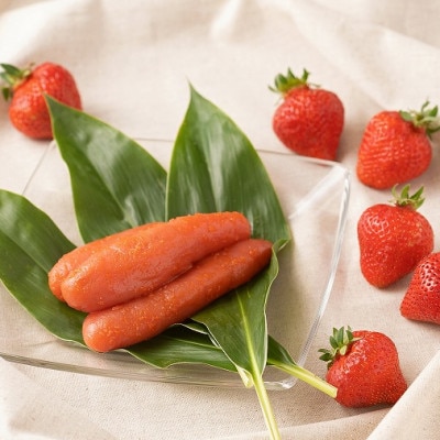 【11月下旬より順次発送】福岡産あまおう＆明太子(贈)(岡垣町)【配送不可地域：離島】