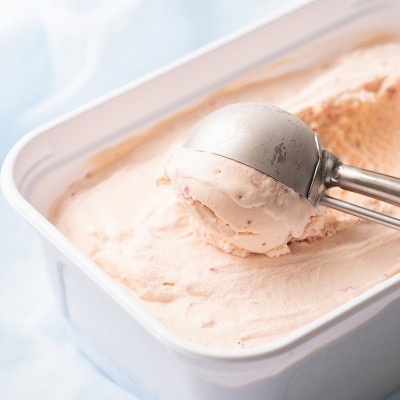 【2026年4月以降順次発送】福岡産あまおうジェラート1000ml(岡垣町)【配送不可地域：離島】