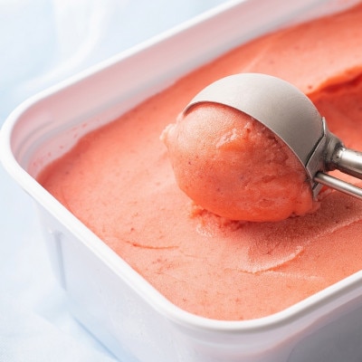 【2026年4月以降順次発送】福岡産濃厚あまおうジェラート1000ml(岡垣町)【配送不可地域：離島】