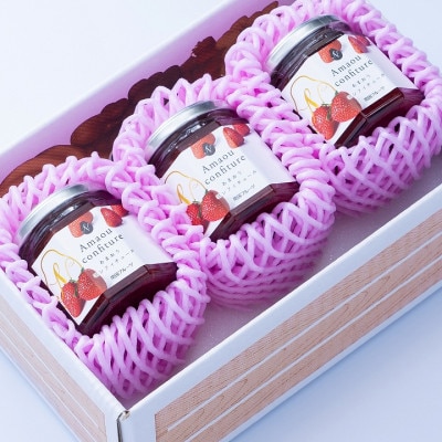 【2026年4月以降順次発送】福岡産あまおうジャム180g×3個(岡垣町)