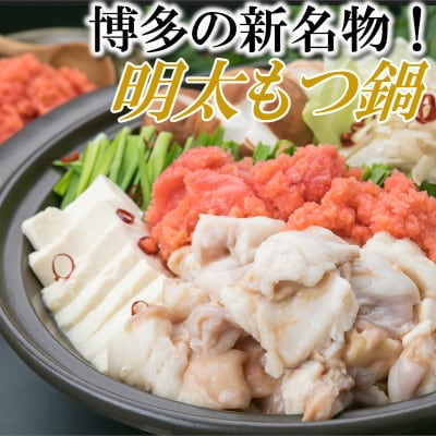 【訳あり】明太もつ鍋セット(約5人前×2[約10人前])(岡垣町)【配送不可地域：離島】