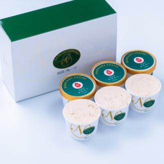 【2026年4月以降順次発送】福岡産あまおうジェラート100ml×6個(岡垣町)【配送不可地域：離島】