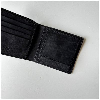 BOX Short WALLET 二つ折り財布　黒