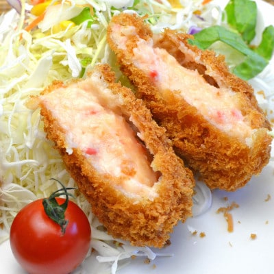 【発送月固定定期便】お魚やさんが作る!!かにクリームコロッケ 大12個セット(岡垣町)全3回【配送不可地域：離島】