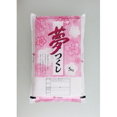 【発送月固定定期便】【食味鑑定士厳選】福岡県産 夢つくし5kg(5kg×1袋)(岡垣町)全3回