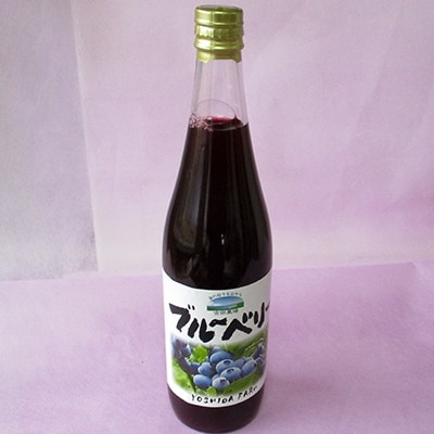 岡垣町産ブルーベリー果汁入り飲料水2本セット