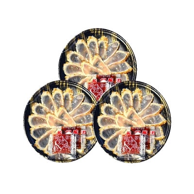 九州産 天然ふぐたたき刺身(3皿セット)(岡垣町)【配送不可地域：離島】