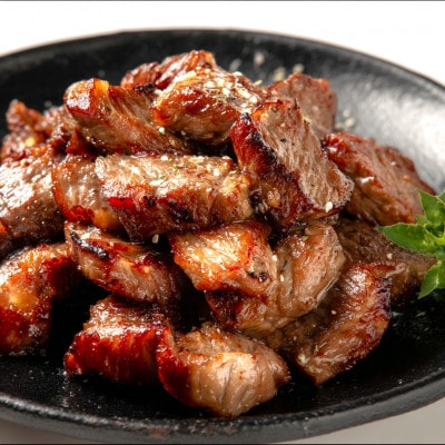 【A4～A5】博多和牛サイコロステーキ　800g(400g×2p)(岡垣町)【配送不可地域：離島】