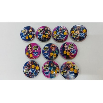 岡垣町×北斗の拳 LEGENDS ReVIVEコラボ缶バッジ　コンプリートセット