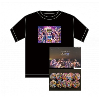 岡垣町×北斗の拳 LEGENDS ReVIVEコラボ 3点セット(Tシャツ:Sサイズ)