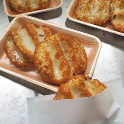 はつ天 食べ比べセット(いか3個・ピリ辛ミックス3個)冷凍真空パック(岡垣町)【配送不可地域：離島】