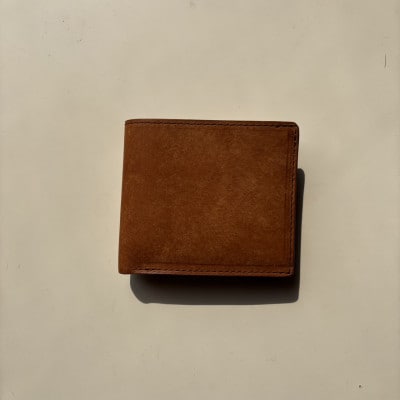 Box Short WALLET 二つ折り財布 茶