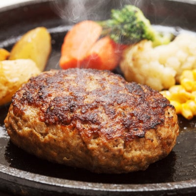 【発送月固定定期便】本格ハンバーグ10食　レンジ対応の調理済　特製ソース付(岡垣町)全4回【配送不可地域：離島】