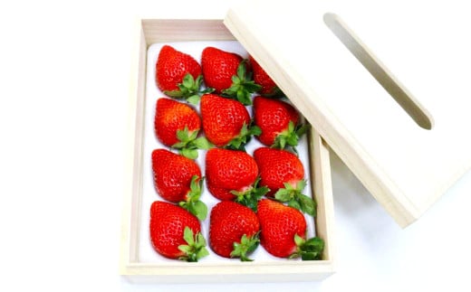 ティッシュボックス用 特別仕様の桐箱入り プレミアム あまおう 約400g×1パック あまおう いちご イチゴ 苺 果物 くだもの フルーツギフト お祝い 贈答用【2026年2月上旬～4月上旬発送予定】