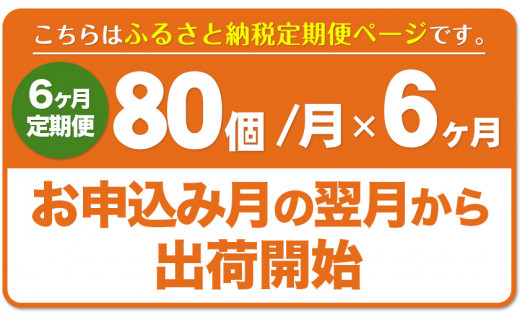 【6ヶ月定期便】畠中育雛場のげんきタマゴん 80個《お申込み月の翌月から出荷開始》有限会社畠中育雛場---isc_chniseggtei_r7_73000_mo6num1---
