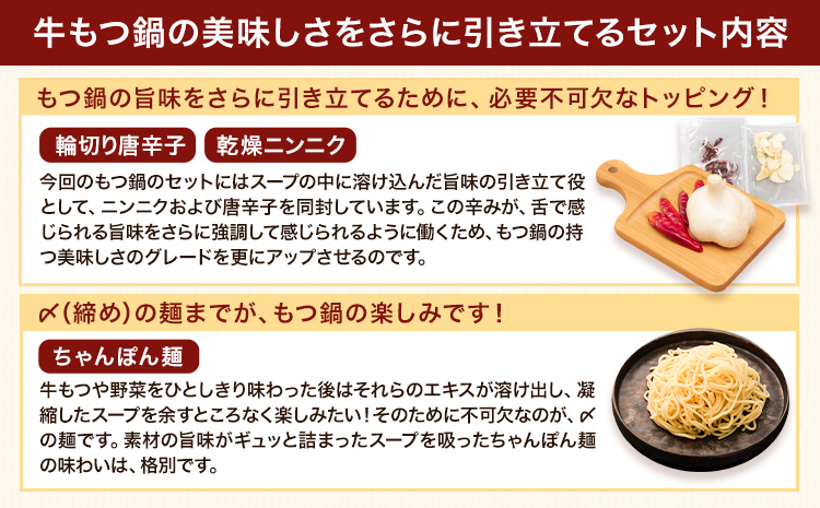 もつ鍋 もつ鍋セット 18人前(2人前×9セット)  本格醤油味 ちゃんぽん付き 国産牛小腸100％使用 送料無料《30日以内に出荷予定(土日祝除く)》 牛もつ 唐辛子 ニンニク セット 博多 国産 ヤマタカ醤油 牛 冷凍食品 冷凍 鍋 鍋セット---ktk_ftmtnbk_30d_25_18000_18i---
