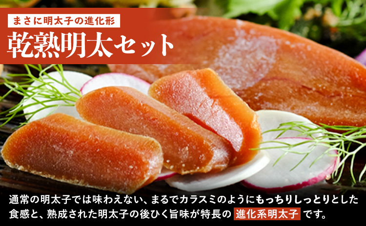 海千 乾熟明太セット（旨口・辛口）送料無料 《30日以内に出荷予定(土日祝除く)》明太子 株式会社 海千---sc_kaidrymen_30d_r7_9500_2p---