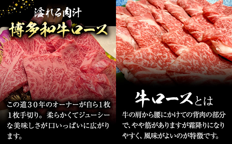 博多和牛 ロース 並 500g 株式会社寛大グループ 《30日以内に出荷予定(土日祝除く)》 肉 福岡県 小竹町 にく---sc_fkndinr_30d_r7_16000_500g---