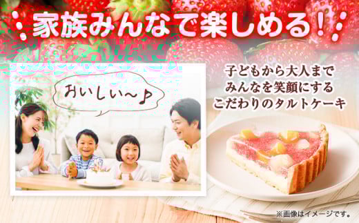 あまおう苺のタルトケーキ 6号(4~6人前) 吉浦コーポレーション《30日以内に出荷予定(土日祝除く)》---sc_fykamataruto_30d_r7_12500_6p---