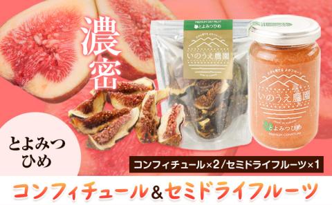 コンフィチュール＆セミドライフルーツ とよみつひめ 《30日以内に出荷予定(土日祝除く)》福岡県 ドライフルーツ いちじく イチジク ---sc_ccncsd_30d_r7_15500_t---