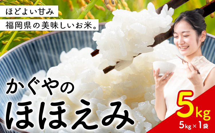 米 かぐやのほほえみ 5kg 白米 《7-14日以内に出荷予定(土日祝除く)》 福岡県 小竹町 お米 ブレンド米 国産---ktk_khh_wx_26_9500_5kg---