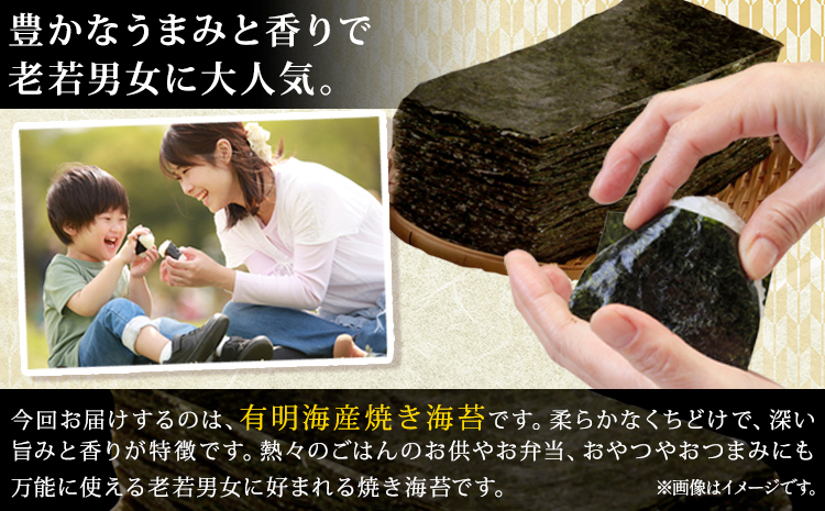 海苔 のり 焼海苔 訳あり 有明海産 焼のり 計100枚 (2切10枚×10袋) 送料無料 パリパリ 有明海産《30日以内に出荷予定(土日祝除く)》ご飯のお供 福岡県 鞍手郡 鞍手町 送料無料---skr_araknr_30d_r7_10000_100i---