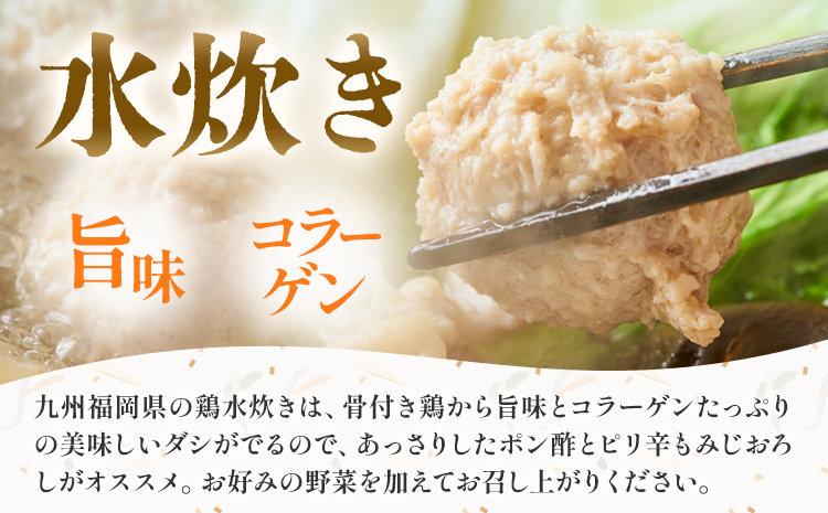 水炊き ＆ 辛子明太子(切子)セット 株式会社マル五《30日以内に出荷予定(土日祝除く)》福岡県 鞍手郡 鞍手町 送料無料 冷凍便 冷凍 ご当地グルメ お取り寄せ 水たき 鍋 辛子 めんたいこ 明太子 切れ子 ご当地セット---skr_fmzmns_30d_r7_14500_2i---