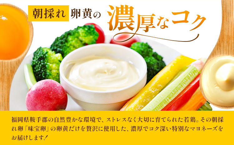 味宝卵使用 卵黄のみ たまご屋さんの濃厚 マヨネーズ 300g 2本 野上養鶏場《60日以内に出荷予定(土日祝除く)》福岡県 鞍手町 味宝卵 卵黄 濃厚 マヨネーズ マヨ サラダ ディップ トースト 万能 調味料---skr_ngmmhrmy_60d_r7_7000_2h---