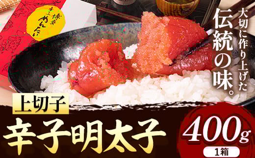 辛子明太子 上切子 400g《30日以内に出荷予定(土日祝除く)》 博多漁師の里 明太子 めんたいこ 冷凍---skr_fhktmntk_30d_r7_9000_400g---