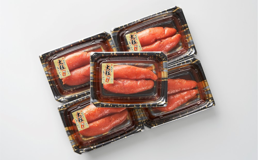 かねふく 650g 辛子明太子 130g×5（上切れ）